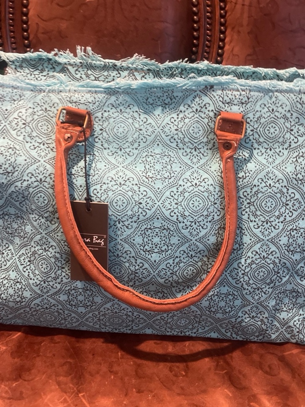 Triple Fork Ranch Weekender Set
Bag In Turquoise - Picture 2 of 3